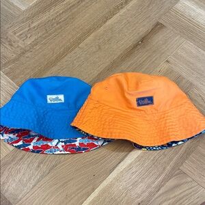 Lot of Two Colorful Swim Hats
